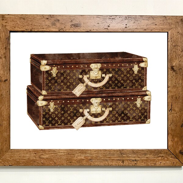 Bagages Louis Vuitton - Impression d'art