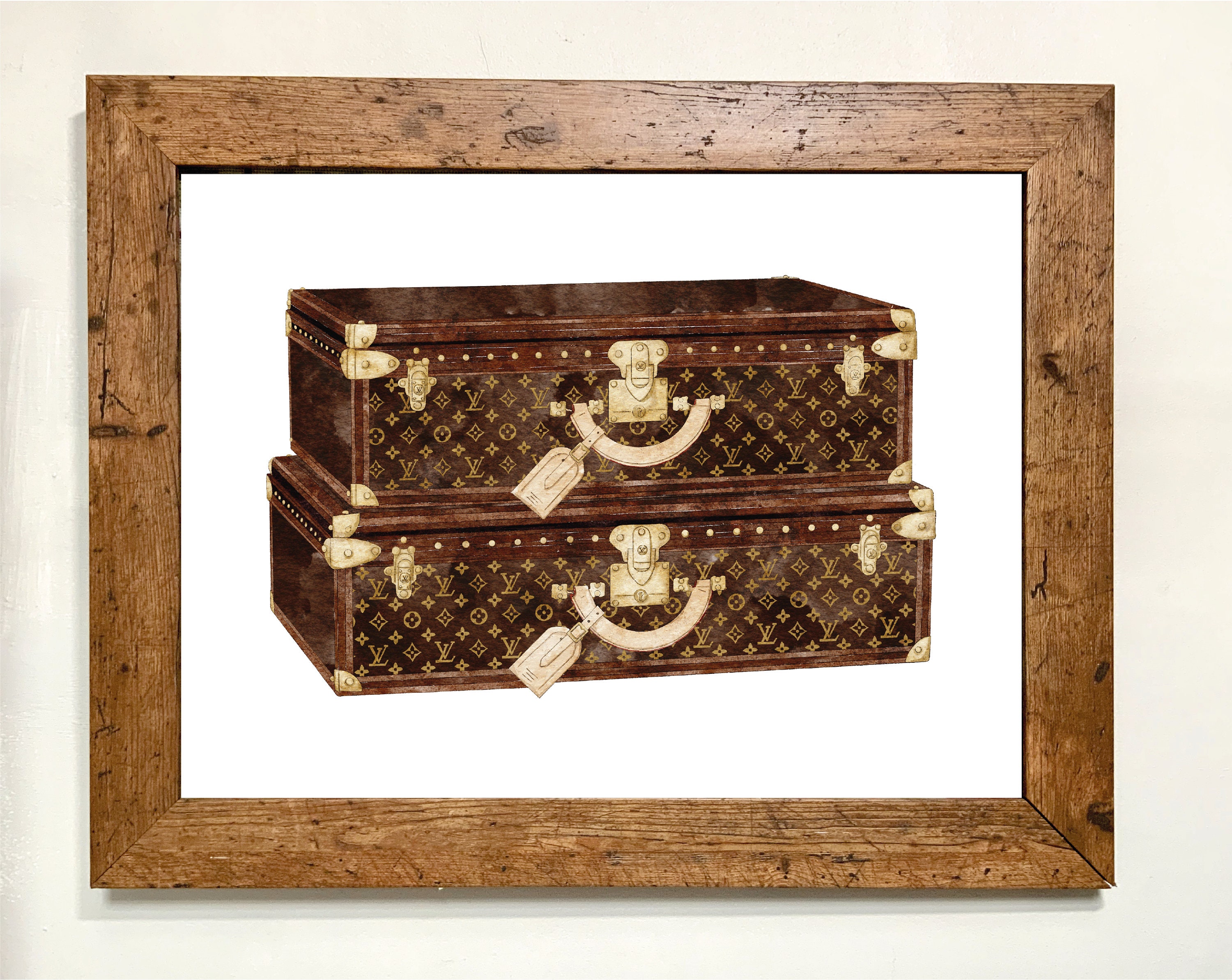 REVEALING MY LV MALLE FLEURS TRUNK - how I chose it, inclusions, painting  etc. 