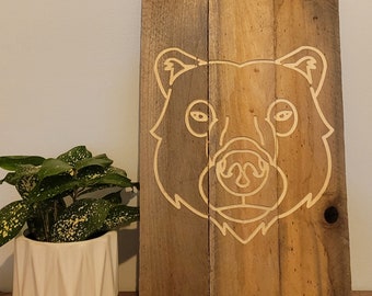 Bear Silhouette Wall Decor