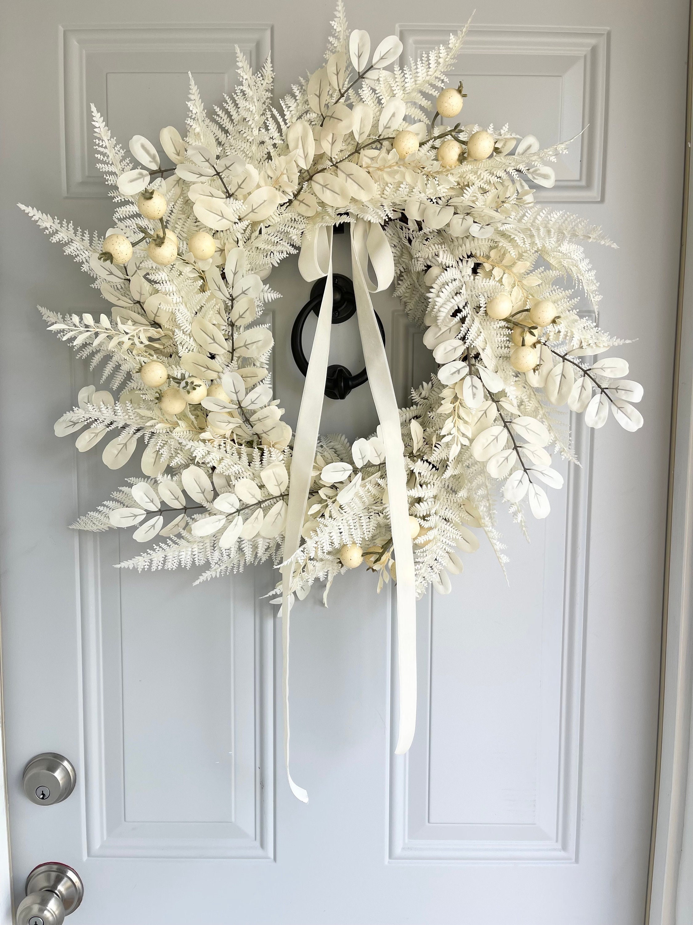 Round Everyday Wreath - Alpha Fern Wreath Options