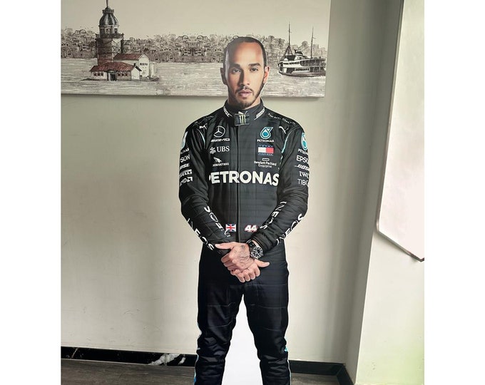 Lewis Hamilton Cutout Plastic Model, Custom Cutouts, Celebrity Cutout
