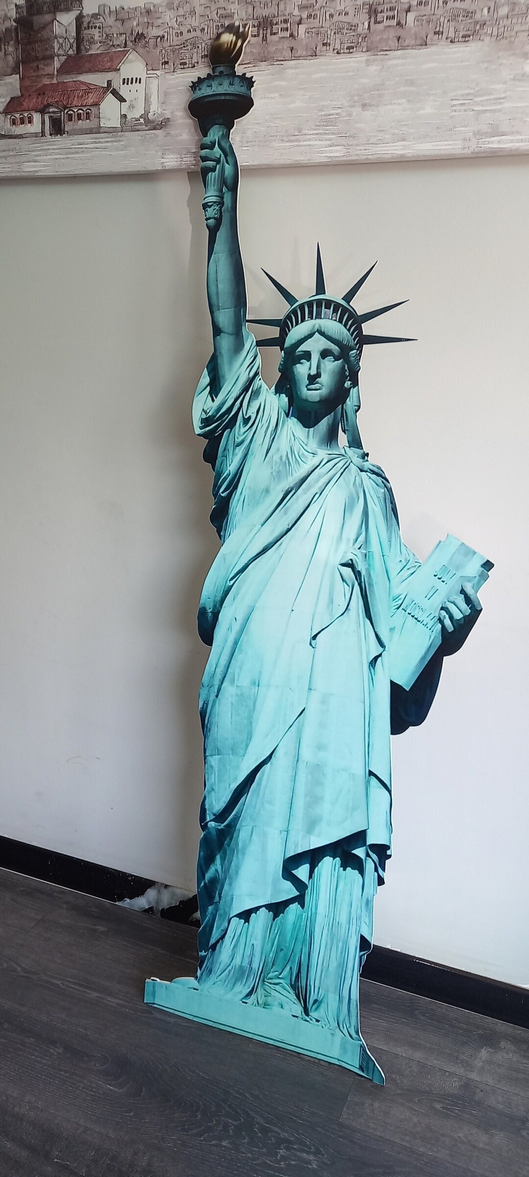 Statue of Liberty Cutout Plastic Model Etsy