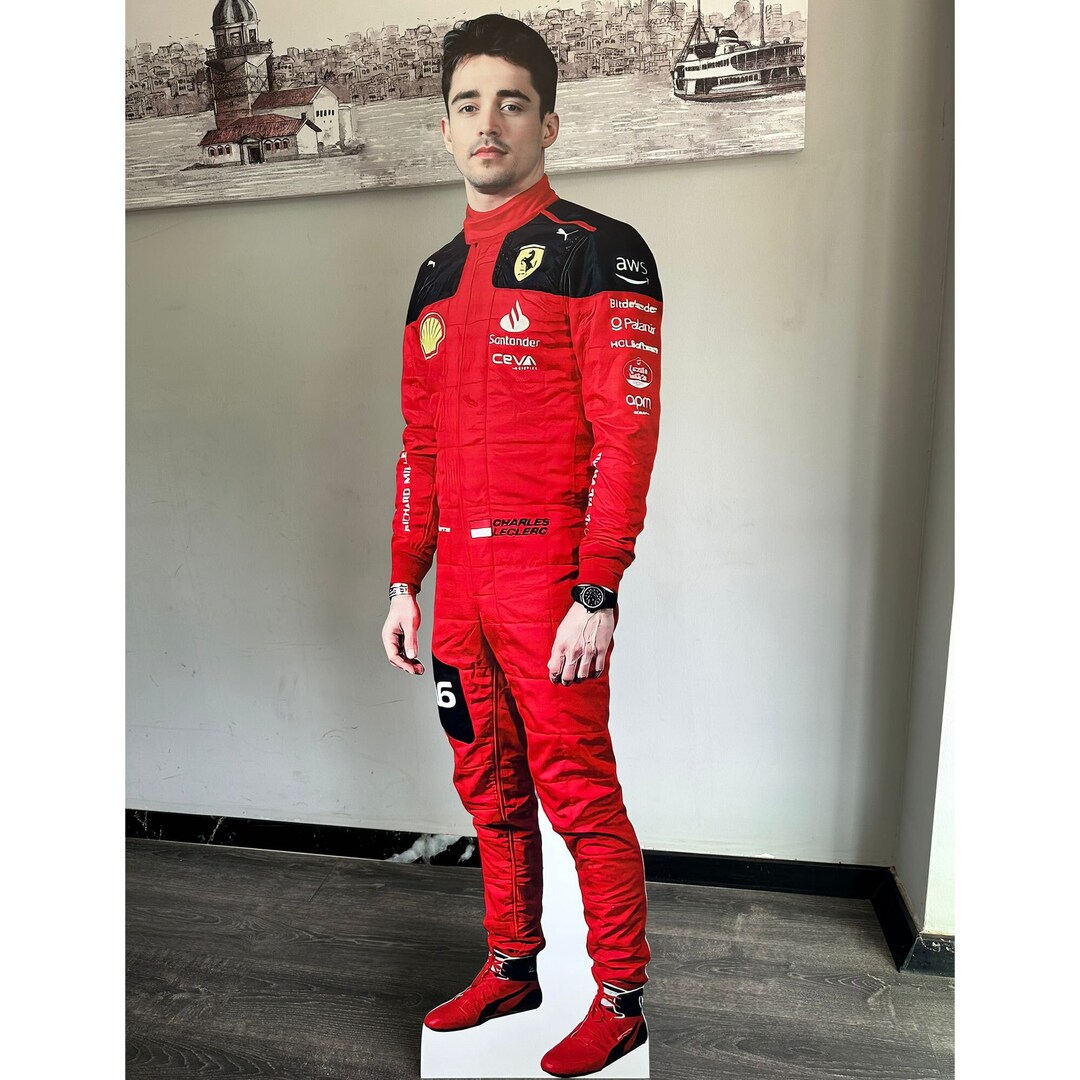 Charles Leclerc Cutout Plastic Model, Custom Cutouts, Celebrity Cutouts