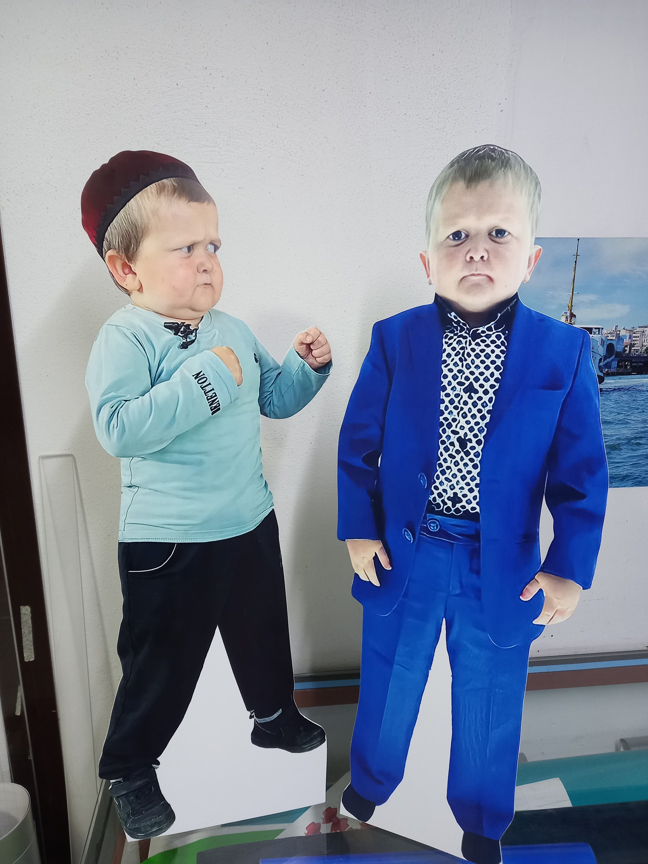 Hasbulla Magomedov Blue Suit Life Size Cutout Plastic Man Etsy Hong Kong
