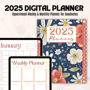 Plan, Organize, and Conquer 2025 with this GoodNotes Digital Planner, Daily Planner, Weekly Planner, Notability Planner, iPad Planner