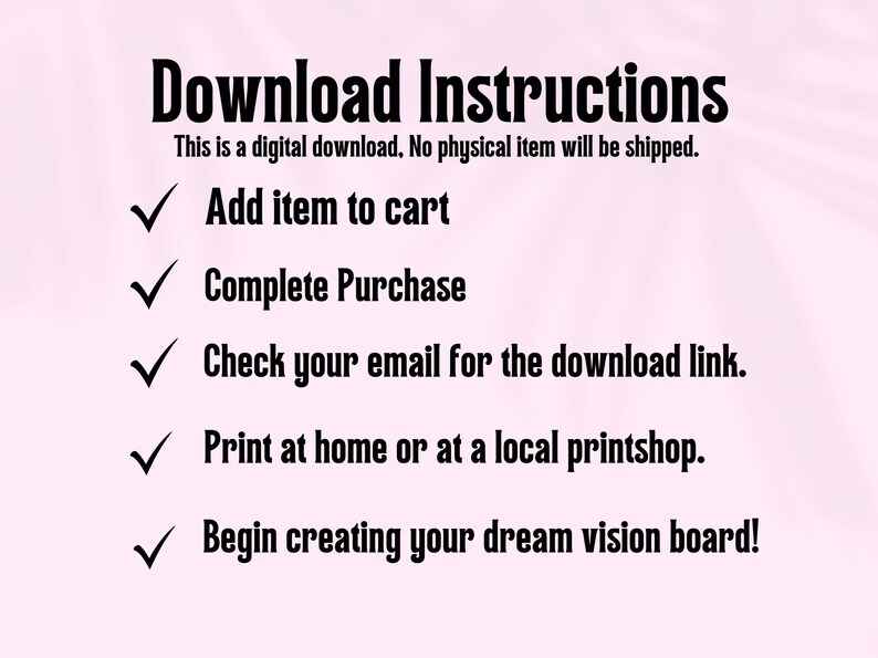 Vision Board Directions.pdf Vision Board Printables for Black Women - 200+ Inspiring Pictures ...