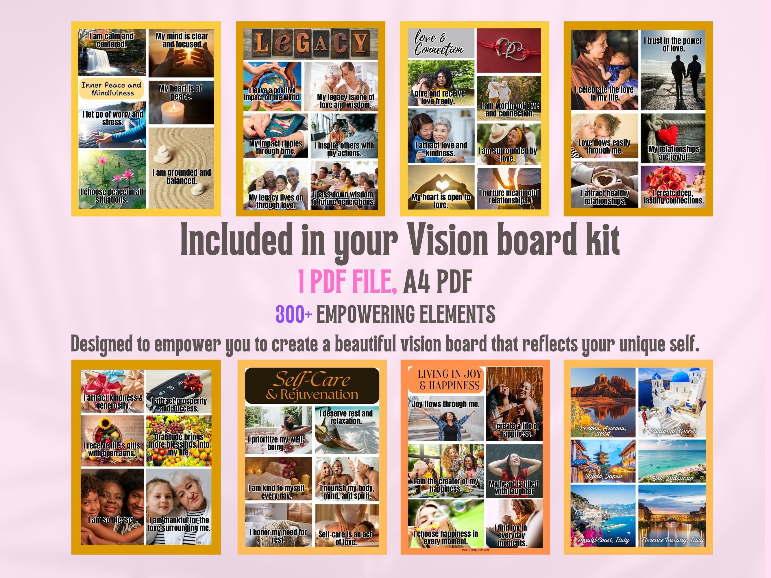 Dream Big: 300+ Inspiring Vision Board Printables With Quotes and