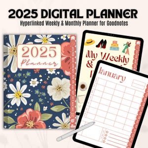 Plan, Organize, and Conquer 2025 with this GoodNotes Digital Planner, Daily Planner, Weekly Planner, Notability Planner, iPad Planner