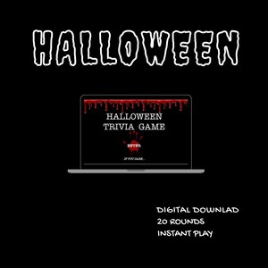 HALLOWEEN TRIVIA GAME
