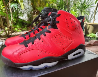 Air Jordan 6 Retro Infrared 23 Toro Męskie trampki 384664-623 Rozmiar 10.5