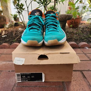 Nike Air Max Penny V Miami Dolphins Naranja Verde Blanco 537331-300 Talla 11 para hombre imagen 1