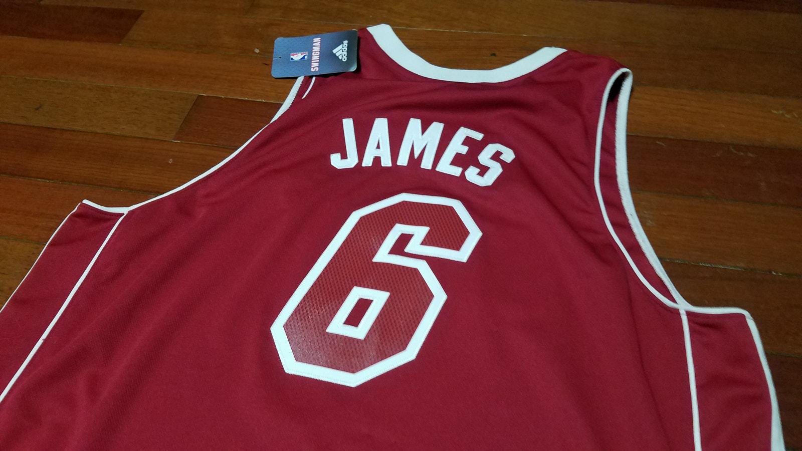 lebron james miami heat christmas jersey