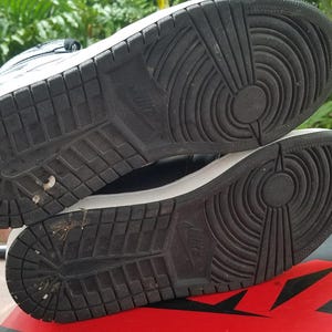 Nike Air Jordan 1 High Yin Yang Schwarz Weiß Herren Größe 8.5 Sneakers 555088-011 Bild 6