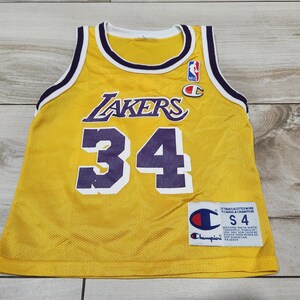 LAKERS LA #34 O'NEAL CHAMPION SIZE 44 RARE NBA | eBay