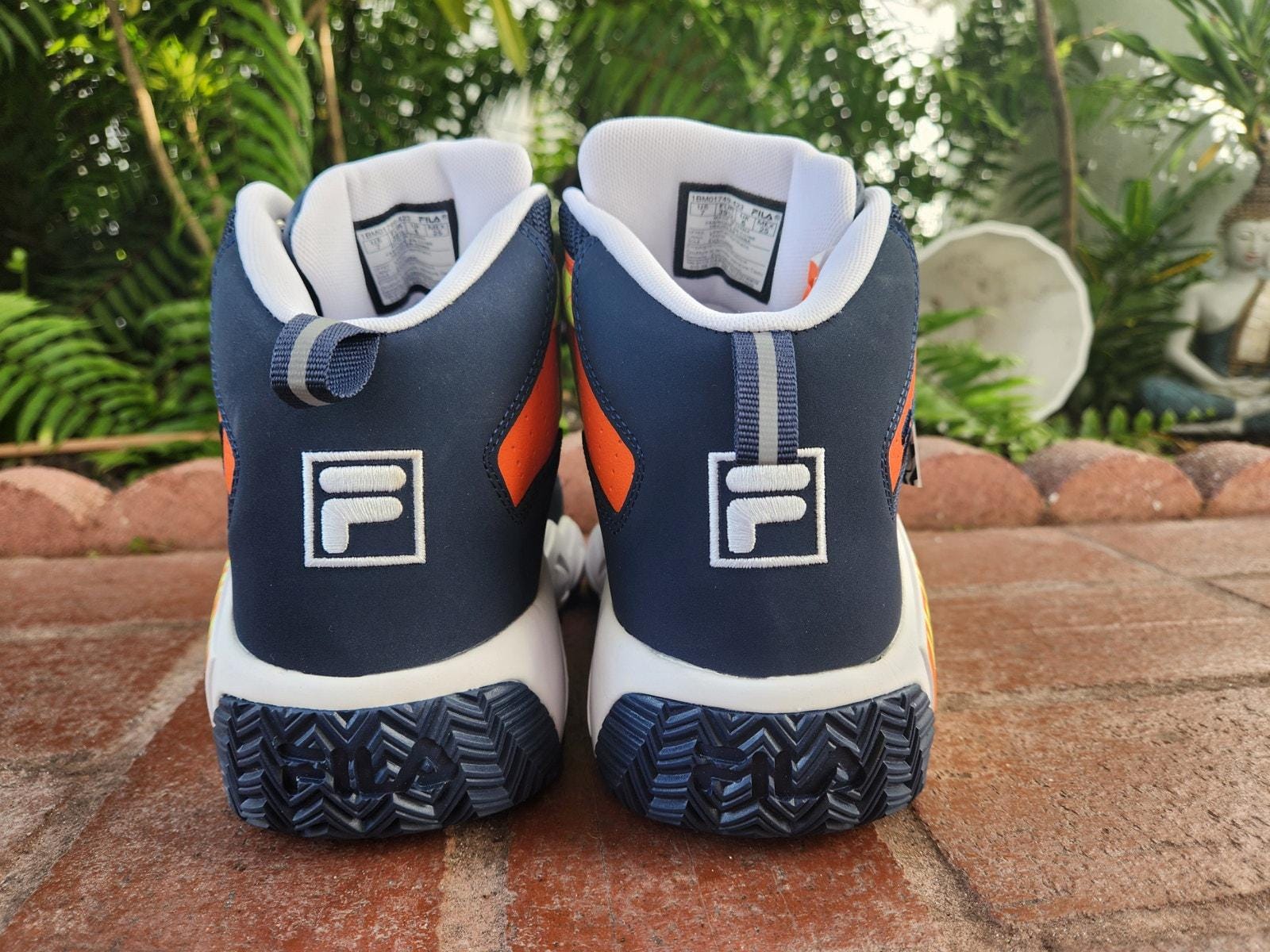 FILA MB Biscay Bay Teal Muskmelon Jamal Mashburn Detroit Pistons Basketball Shoe Fila MB Jamal Mashburn Retro Basketball Shoes | Mercari main image 3