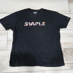 Maglietta vintage da uomo Staple Pigeon Sneaker Box Logo Graphic Tee Skater, taglia 2XL