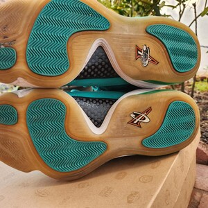 Nike Air Max Penny V Miami Dolphins Naranja Verde Blanco 537331-300 Talla 11 para hombre imagen 5