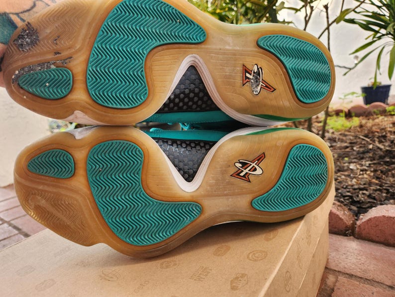 Nike Air Max Penny V Miami Dolphins Naranja Verde Blanco 537331-300 Talla 11 para hombre imagen 5