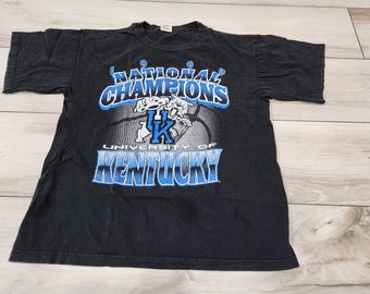 vtg University of Kentucky Wildcats Shirt Mens XL NCAA USA 1996 Champions 90s