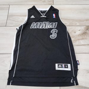 NBA マイアミヒート adidas HEAT ユニフォーム XL New Adidas Miami Heat Lebron James #6 Jersey Large Black