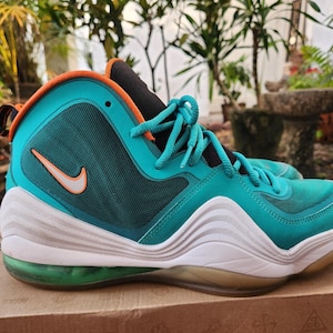 Nike Air Max Penny V Miami Dolphins Naranja Verde Blanco 537331-300 Talla 11 para hombre imagen 4
