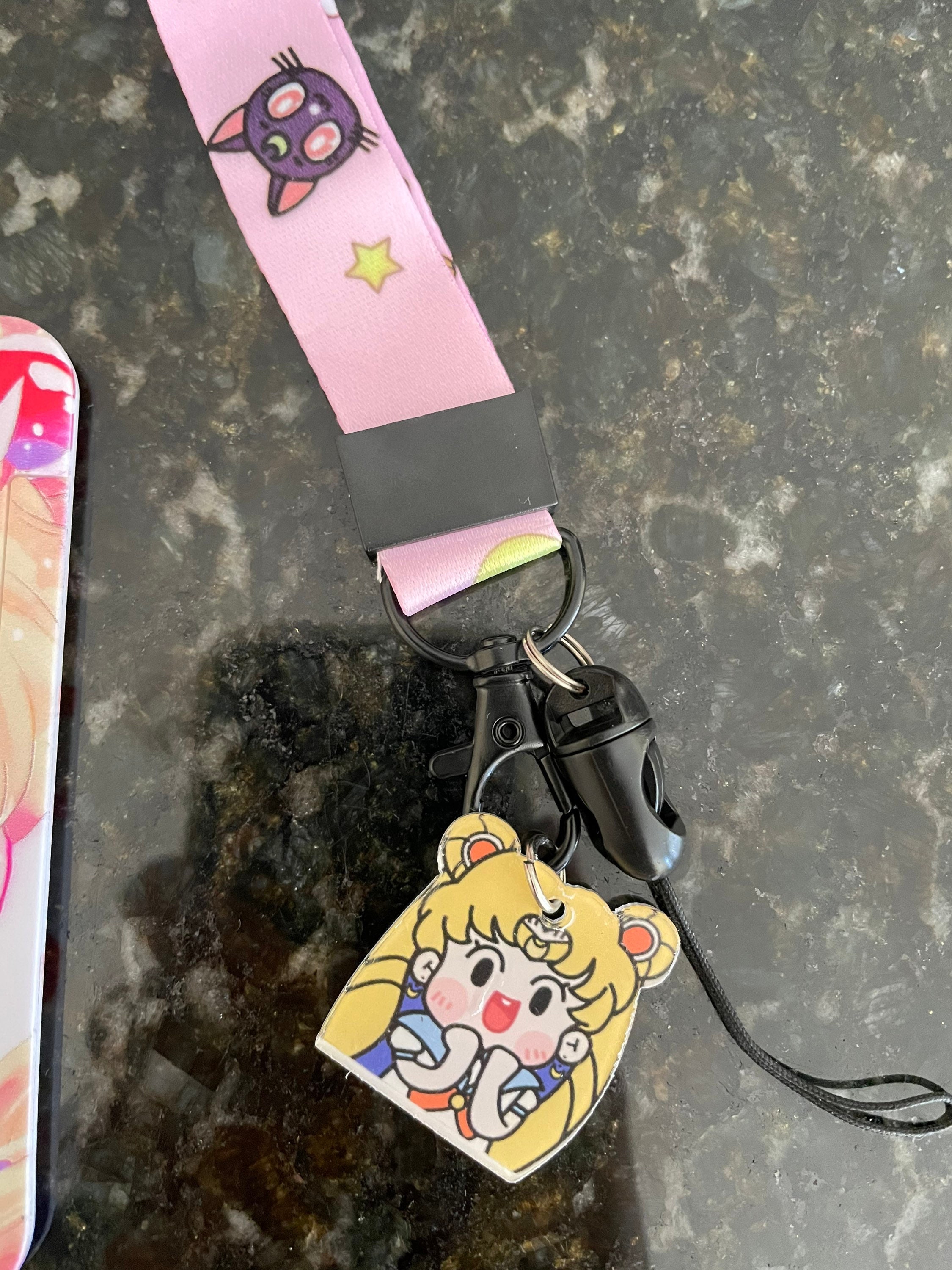 Sailor Moon Lanyard and Badge Holder. Anime Lanyards and Etsy
