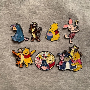 Sell Retail 1pcs PVC Shoe Charms Pooh Bear Piglet Tigger Eeyore Winnie  Accessories Shoe Buckles For Croc Jibz Kids Party Present