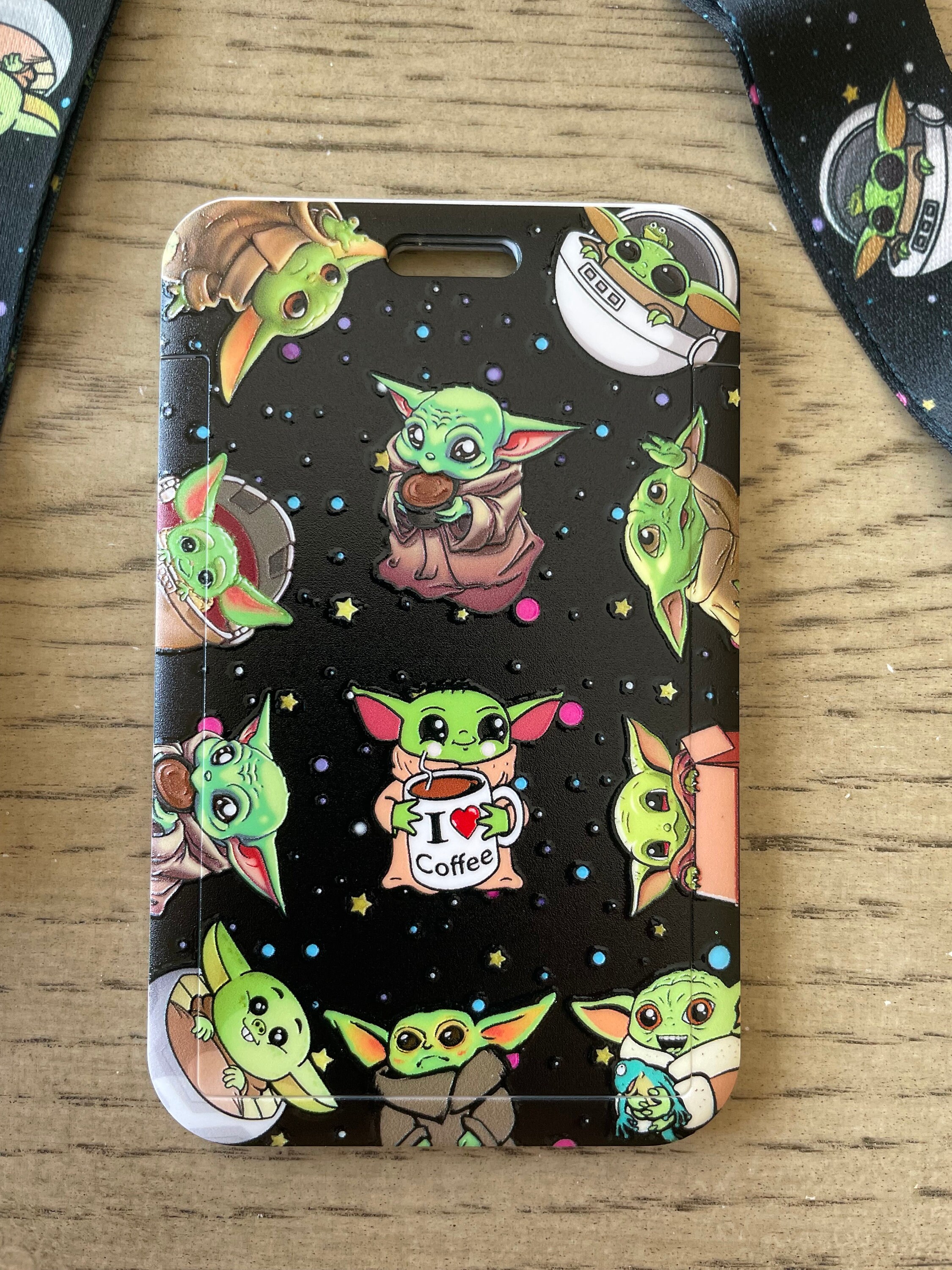 Baby Yoda Lanyard With Badge Holder Protector the Child Lanyard With