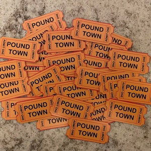 Pound Town Ticket Stub Sticker