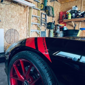 Kit de bandes ciselées pour garde-boue C6 Corvette