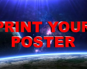 Print My Poster, Print My Artwork, Custom Poster Printing, Posters Mailed to You, Waterproof Poster