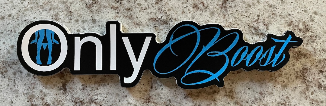 Only Boost Decal, JDM Decal, Waterproof Stickers - Etsy