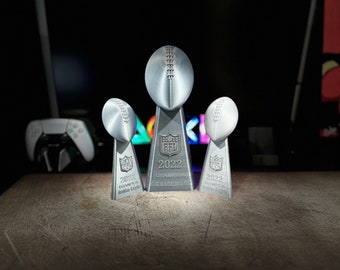 Fantasy Football Trophy - Inspired By Lombardi Trophy Replica