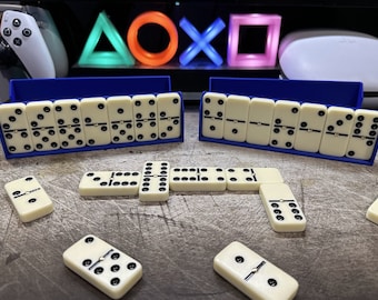 Domino Tile Holder: Game Hand Rack, Set of 4