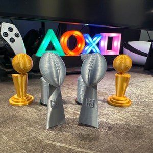 Mini 3D Printed Lombardi Trophies - 2 Pack 2.5 inches