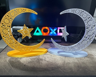 Crescent & Star Ramadan Decor - Islamic Home Decoration