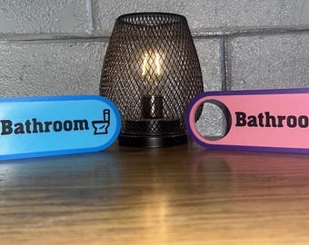 3D Printed Bathroom passes for Teachers and Students - 2 pack