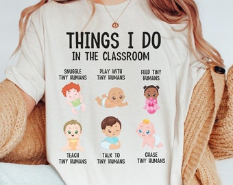 Funny Daycare teacher shirt, Preschool Teacher T-shirt, Toddler Teacher Tee, Daycare Shirts For Teacher, Infant Teacher Appreciation gift