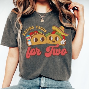Comfort Colors Eating for Tacos two Pregnancy Announcement shirt, Tacos for two please Maternity Shirt, Cinco De Mayo Baby Reveal