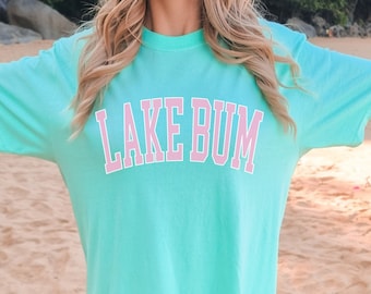 See Bum Shirt für Frauen See T-Shirts See Leben TShirt Komfort Farben Mädchen See Reise T-Shirt Sommer Urlaub Kleidung See Tag Vibes Tee
