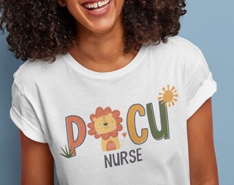 Camiseta de enfermera de PICU, camisetas de enfermera de PICU, camiseta de enfermera pediátrica de icu, camiseta de unidad de cuidados intensivos pediátricos, regalos de enfermera de PICU, camiseta de vida de enfermera