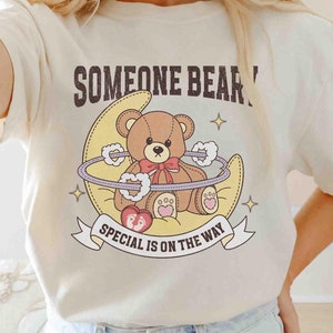 Someone Beary Special is on the Way Shirt, Valentine Pregnancy Announcement Shirt, Gift for Expecting Mom, Valentine&#39;s Day Maternity Tee