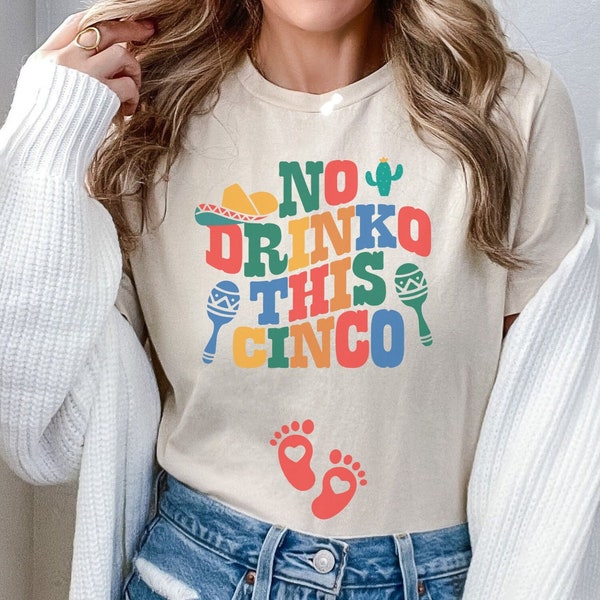 Cinco De Mayo Pregnancy Announcement Shirt Prego 2023 Cinco De Mayo Baby Reveal Maternity Shirt Cinco De Mayo Gender Reveal Baby Shower