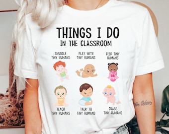 Daycare Teacher Shirt, Back to Pre School Toddler Teacher Shirt, Infant Child Care Provider Appreciation Gift, Daycare Shirts for Teacher