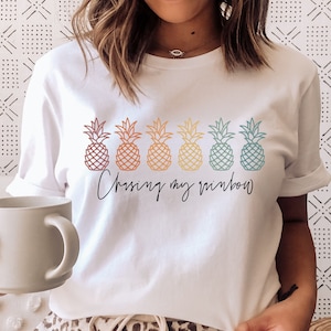 IVF Shirt IVF Rainbow Pineapple Infertility t-shirt Ivf Transfer Day Shirts IVF Gifts Ivf Shirts for Women Ivf Retrieval Shirt Mothers Day