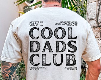 Cool Dads Club Comfort Colors Shirt, The Cool Dad Stuff, 1st Father Day Gift for Expecting Dad, Gender Reveal Gift For Dad Birthday Gift