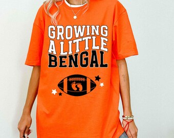 Growing a little Bengal Fan Shirt, Cincinnati College Football Pregnancy Announcement Maternity Game Day Baby Reveal T-Shirt Sports Fan