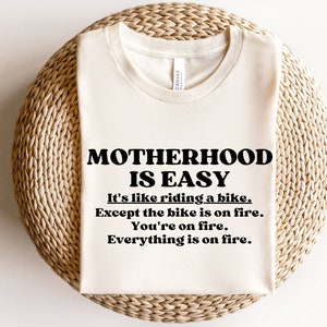 Funny Motherhood shirt, Mind your own motherhood shirt, Mothers day gift, Surviving motherhood shirt, Funny mom t shirt, new mom gift funny