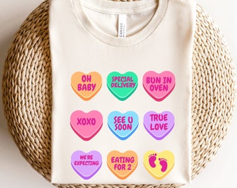 Valentine's day pregnancy shirt, valentines pregnancy announcement shirt, Valentine's day maternity shirt, pregnancy reveal valentines shirt
