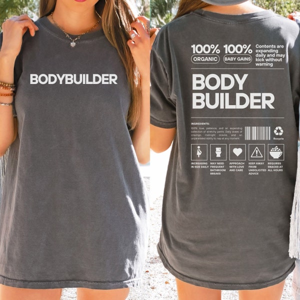 Chemise faire-part de grossesse culturiste, t-shirt de révélation d'entraînement de fitness, tenue de faire-part de bébé d'haltérophilie, cadeau de maternité de copain de gym